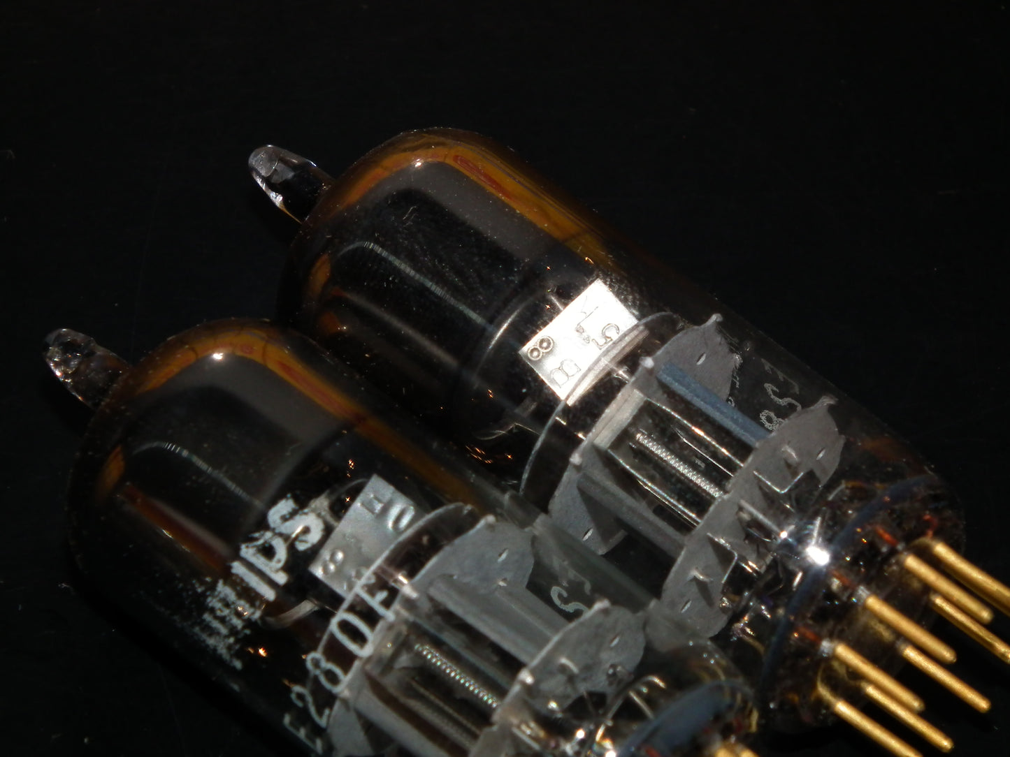 Matched Pair E280F Siemens Philips 7722 NOS NIB Gold pins
