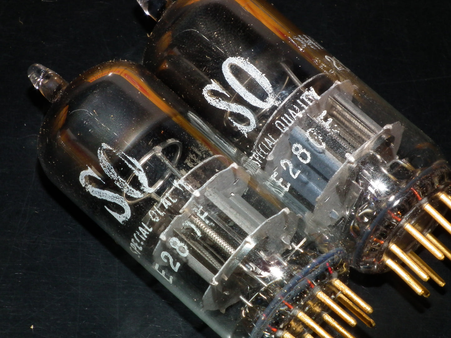 Matched Pair E280F Siemens Philips 7722 NOS NIB Gold pins