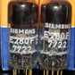 Matched Pair E280F Siemens 7722 NOS NIB Gold pins