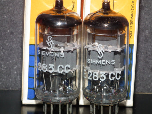 E283CC Siemens Platinum Matched Pair NOS, balanced, tested low noise 60s