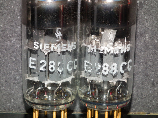 E288CC Siemens 8223 Platinum Matched Pair NOS Munich Tube Plant (Copy)