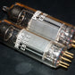 Philips E80CC 6085 Platinum Matched pair NOS NIB Heerlen 1960 Gold Pins