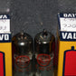 Valvo E80CC 6085 Platinum Matched pair NOS Red Print
