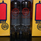 Valvo E80CC 6085 Platinum Matched pair NOS Red Print