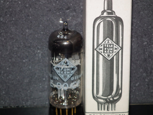 E80CF Telefunken 7643 NOS NIB Diamond Bottom Old Type