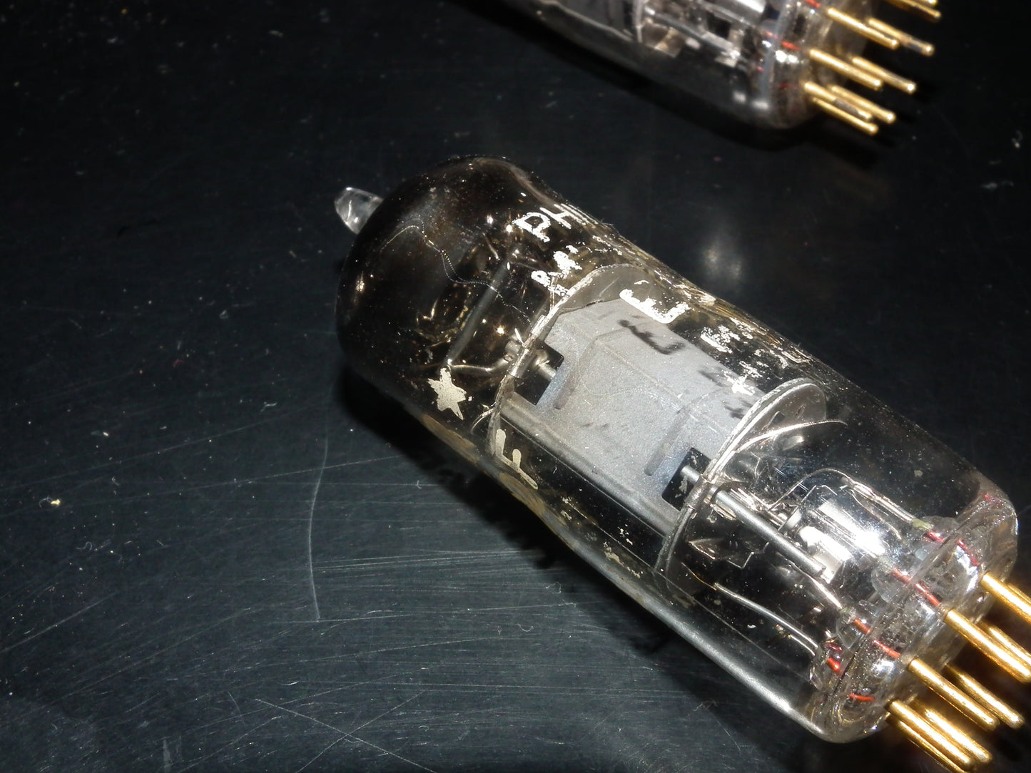 E80F Philips 6084 RARE SQUARE GETTER Pinched Waist Used Tested