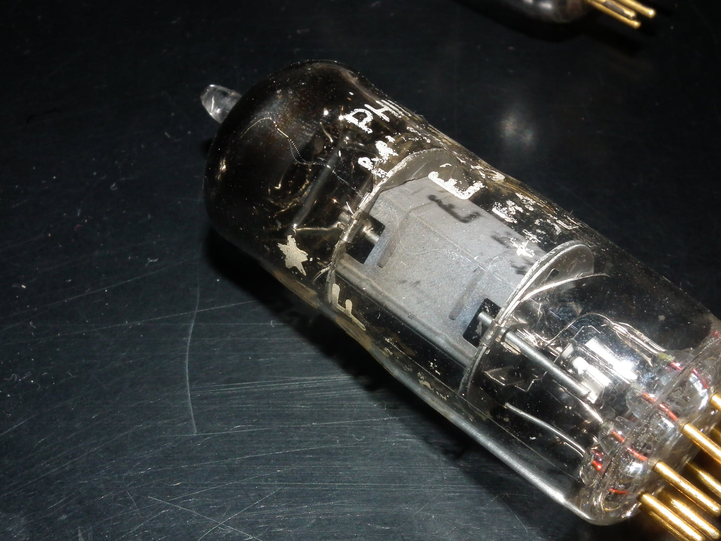 E80F Philips 6084 RARE SQUARE GETTER Pinched Waist Used Tested