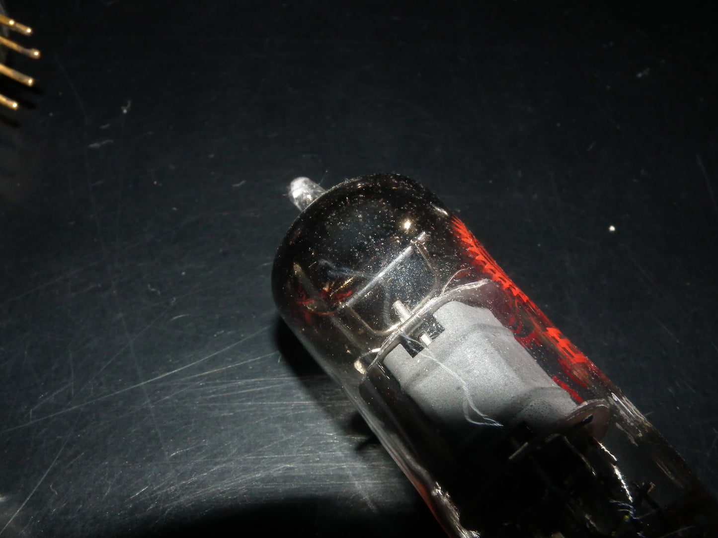 E80F Philips 6084 RARE SQUARE GETTER Pinched Waist Used Tested