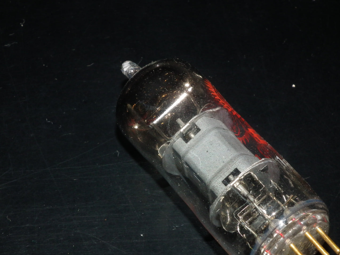 E80F Philips 6084 RARE SQUARE GETTER Pinched Waist Used Tested