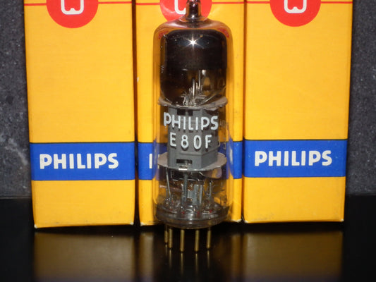 E80F Philips 6084 NOS NIB EF86 sub Heerlen Holland plant 1964