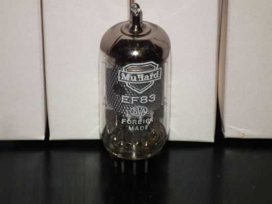 E83F Mullard 6689 NOS NIB LOW Noise Genuine White Boxes