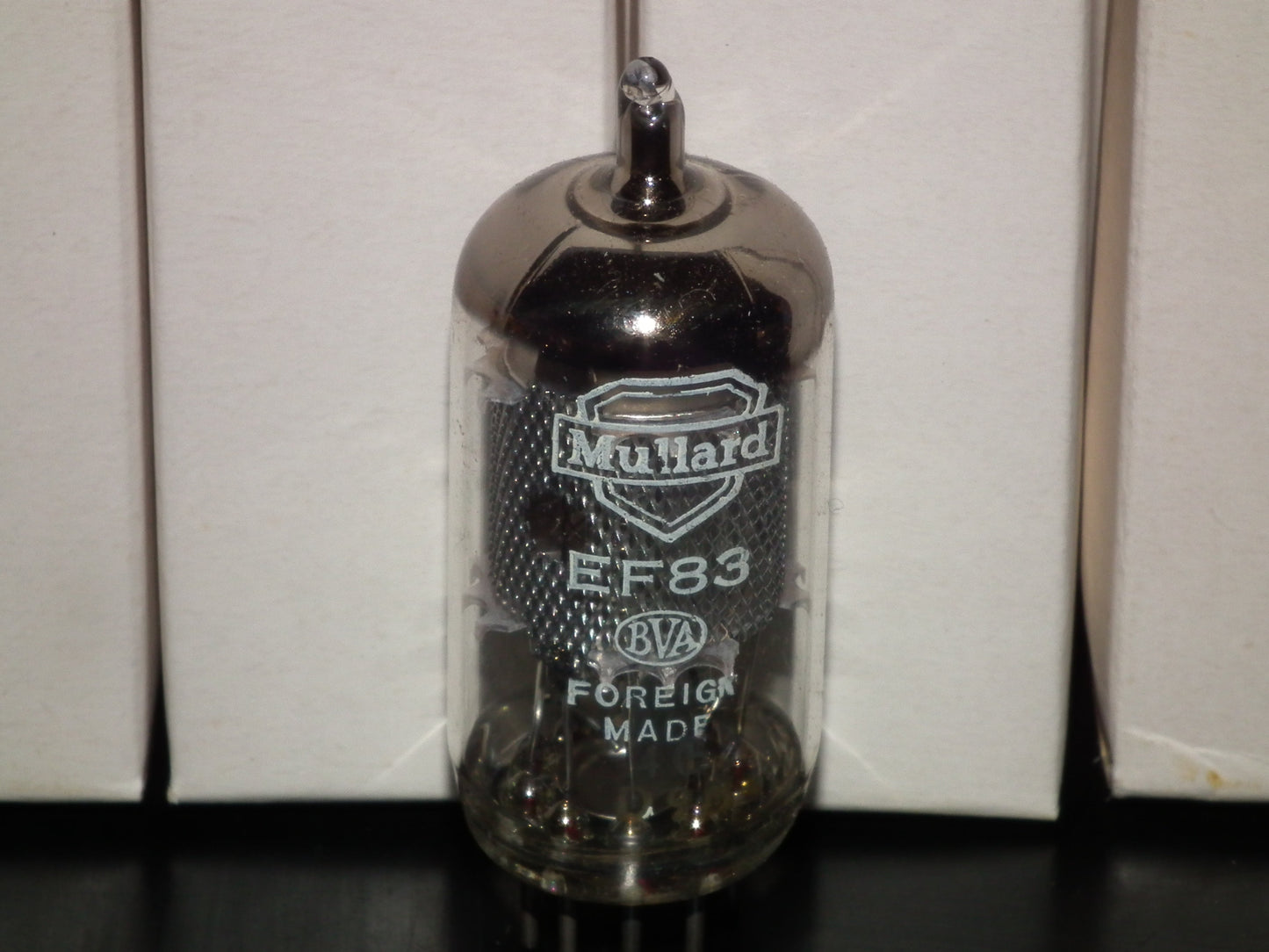 Platinum Matched Pair E83F Mullard 6689 NOS NIB LOW Noise