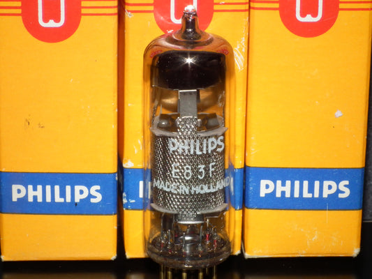 E83F Philips 6689 NOS NIB Heerlen Big round getter LOW Noise