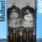 Matched Pair E88CC CV2492 Mullard Mitcham ECC88 Gold Pins 70%