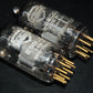 Matched Pair E88CC CV2492 Mullard Mitcham ECC88 Gold Pins 70%