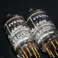 Platinum Matched Pair CV2492 Mullard Mitcham E88CC ECC88 Gold Pins NOS