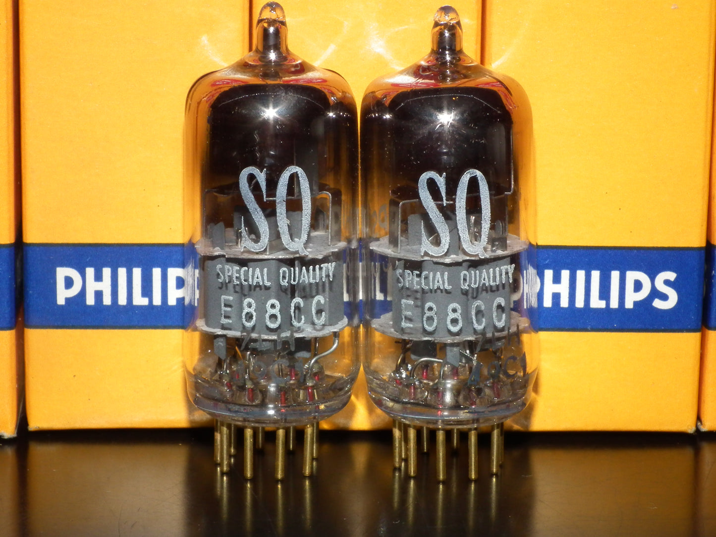E88CC 6922 Philips Heerlen Holland 1969 Premium ECC88 6DJ8 NOS NIB Matched Pair