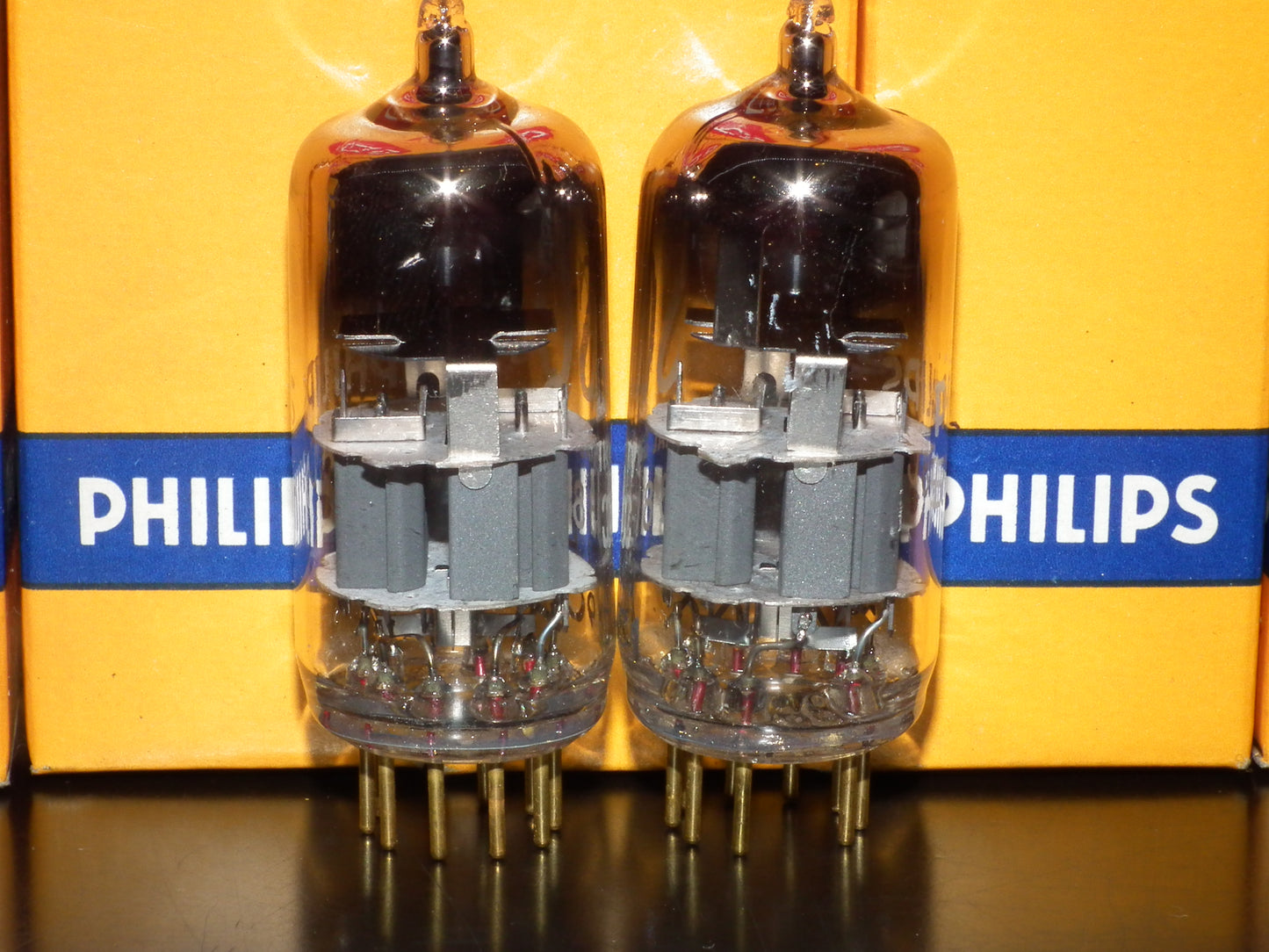 E88CC 6922 Philips Heerlen Holland 1969 Premium ECC88 6DJ8 NOS NIB Matched Pair