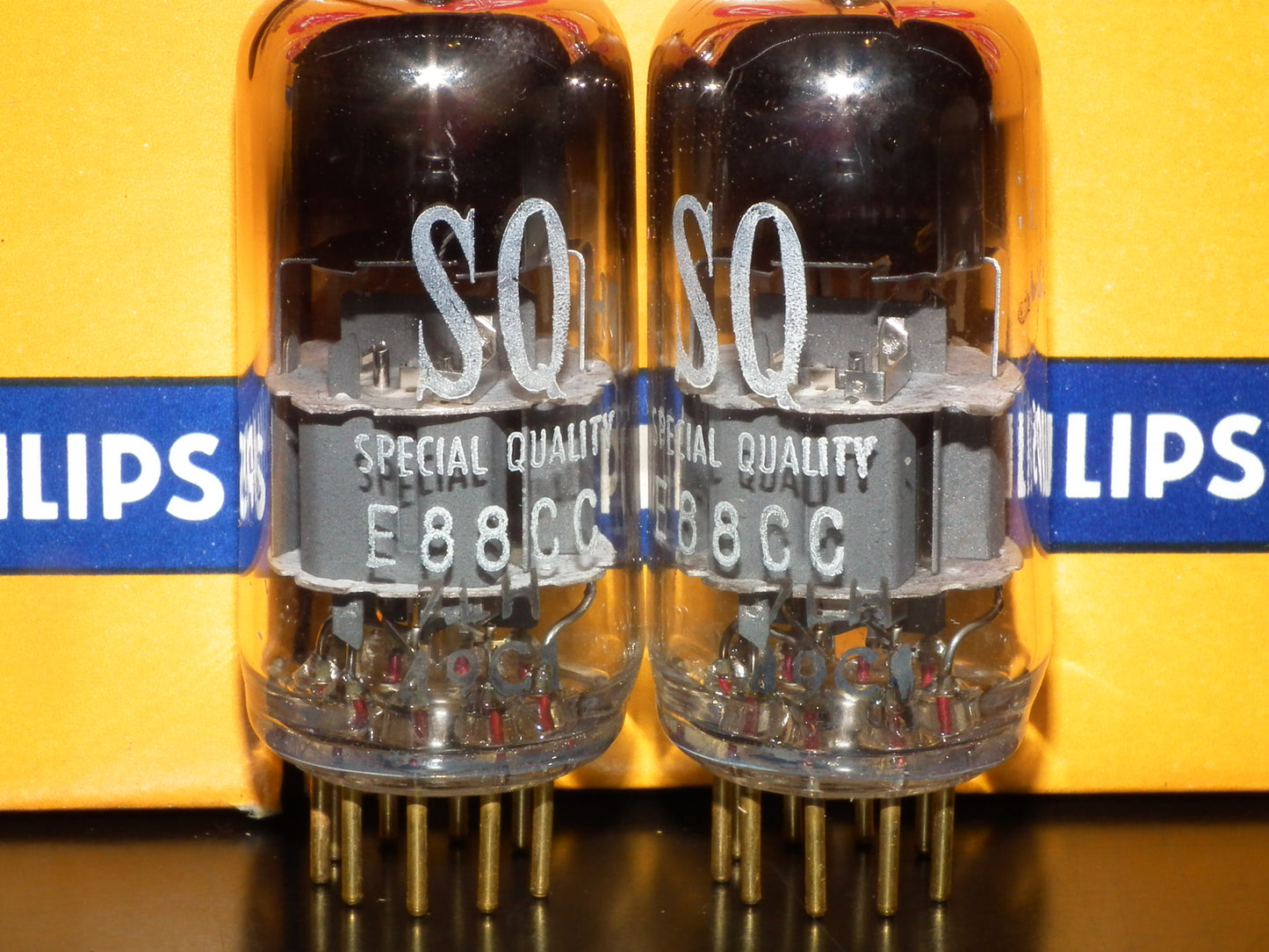 E88CC 6922 Philips Heerlen Holland 1969 Premium ECC88 6DJ8 NOS NIB Matched Pair
