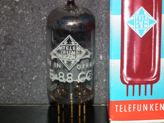 E88CC Telefunken 6922 Tested NOS 140% Diamond Bottom Ulm West Germany