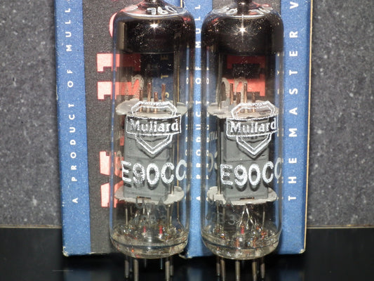 Matched Pair E90CC Mullard Philips NOS NIB
