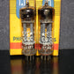 Matched Pair E90CC Philips NOS NIB Crossfoil D Getter Pinched Waist