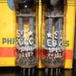 Matched Pair E90CC Philips NOS NIB Crossfoil D Getter Pinched Waist