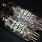 Matched Pair E90CC Philips NOS NIB Crossfoil D Getter Pinched Waist