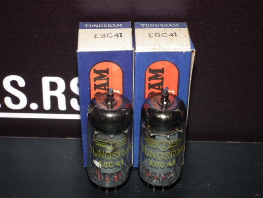 EBC41 Tungsram NOS NIB European radio receivers 50s