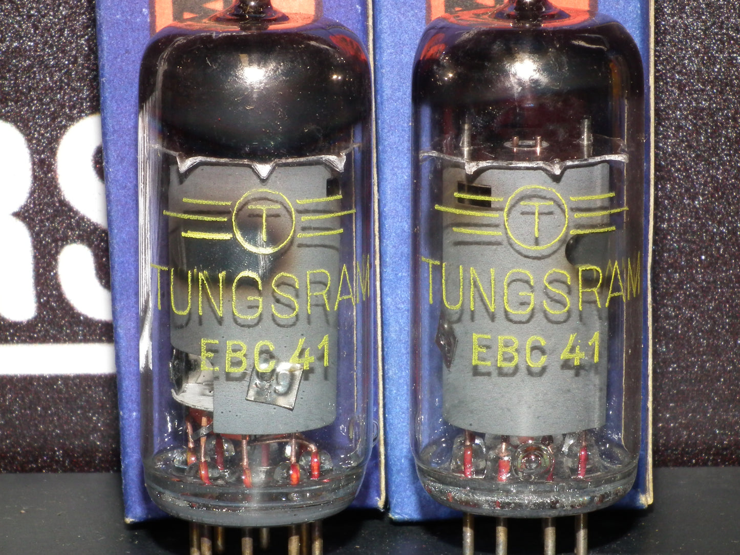 EBC41 Tungsram NOS NIB European radio receivers 50s