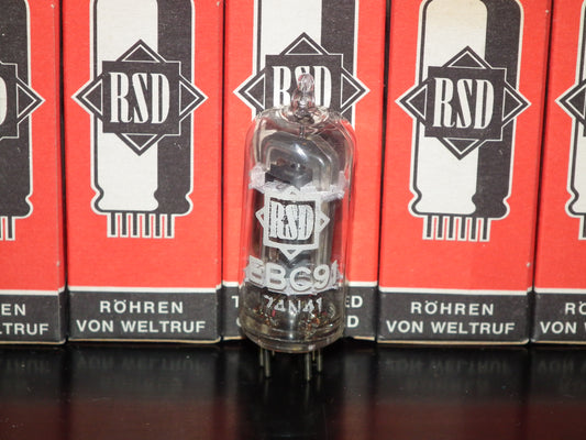 EBC91 RSD NOS NIB 6AV6 double diode triode European radio receivers 60s 70s