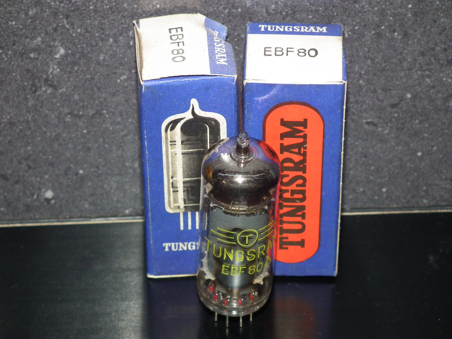 EBF80 Tungsram 6N8 NOS NIB