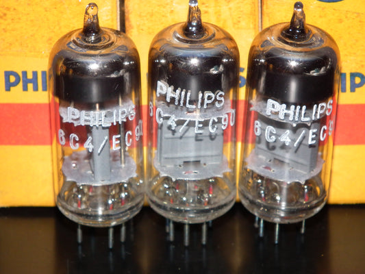 EC90 Mullard WHYTELEAFE Rebranded Philips 6C4 NOS NIB
