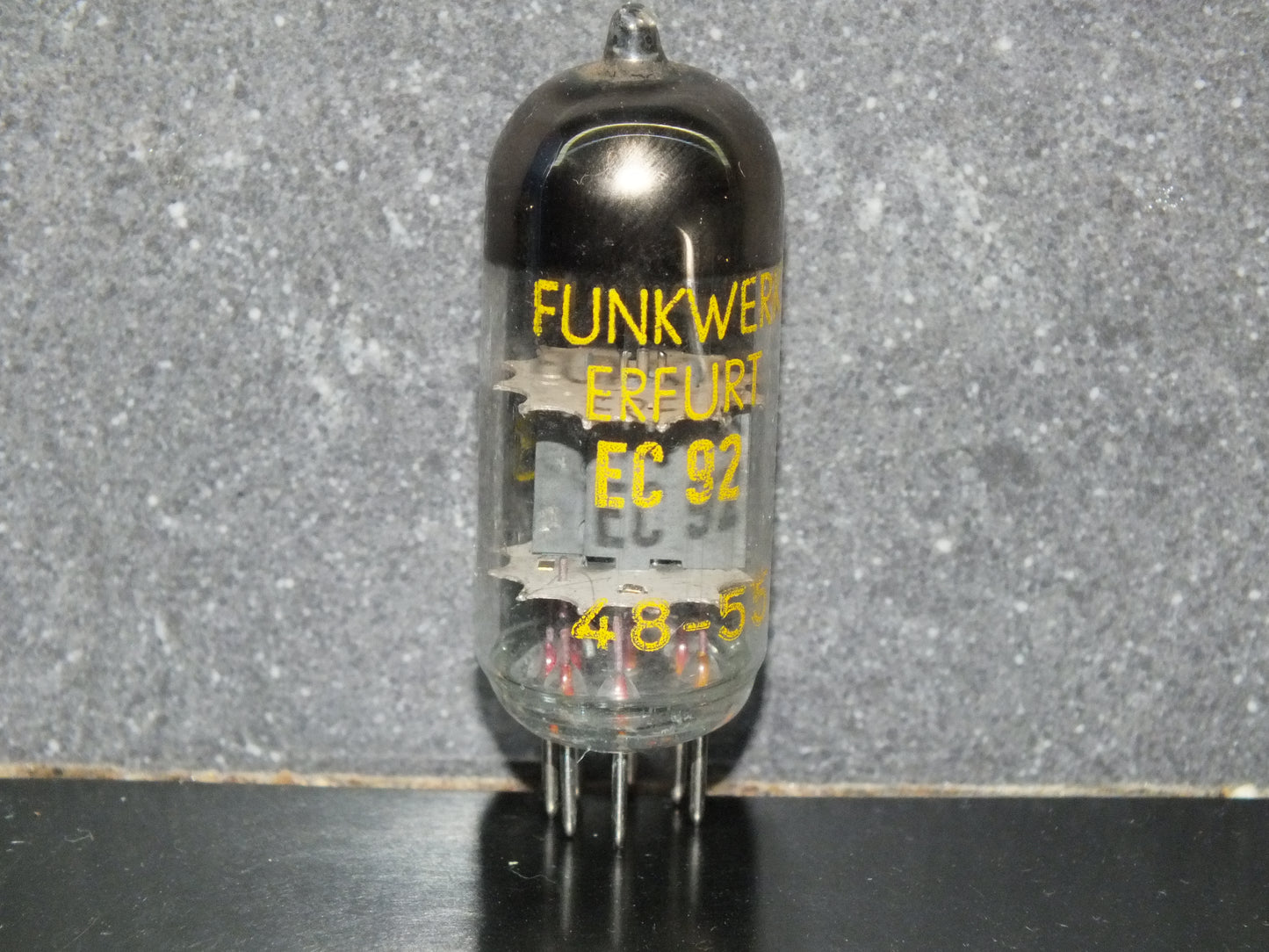 EC92 RFT 6AB4 RARE FOIL Getter Microphone triode, hum & microphonics tested