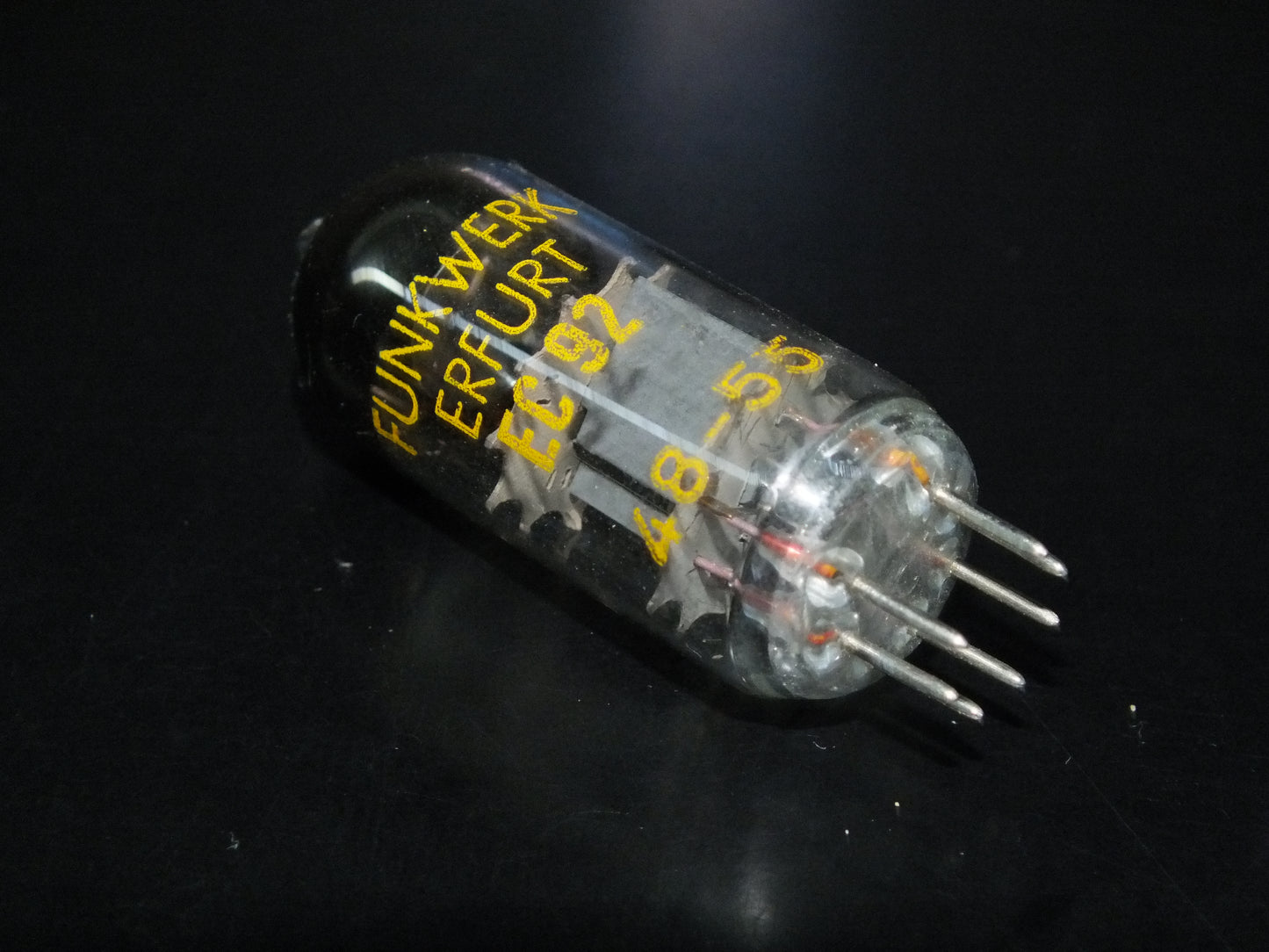 EC92 RFT 6AB4 RARE FOIL Getter Microphone triode, hum & microphonics tested