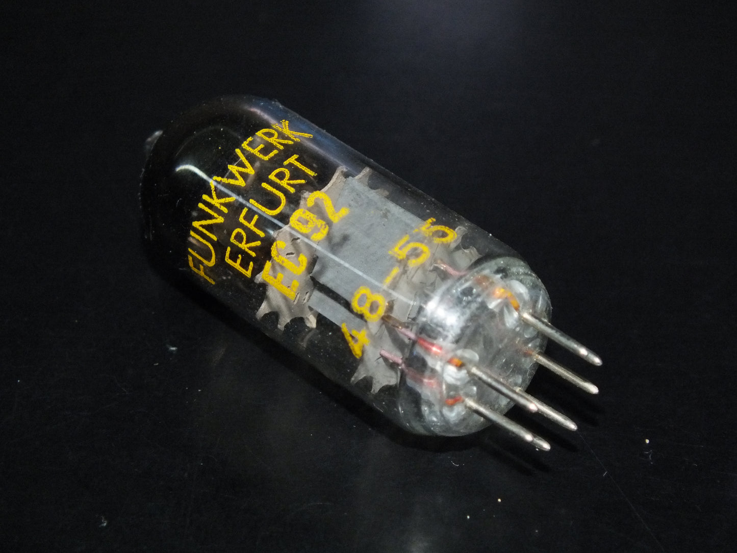 EC92 RFT 6AB4 RARE FOIL Getter Microphone triode, hum & microphonics tested