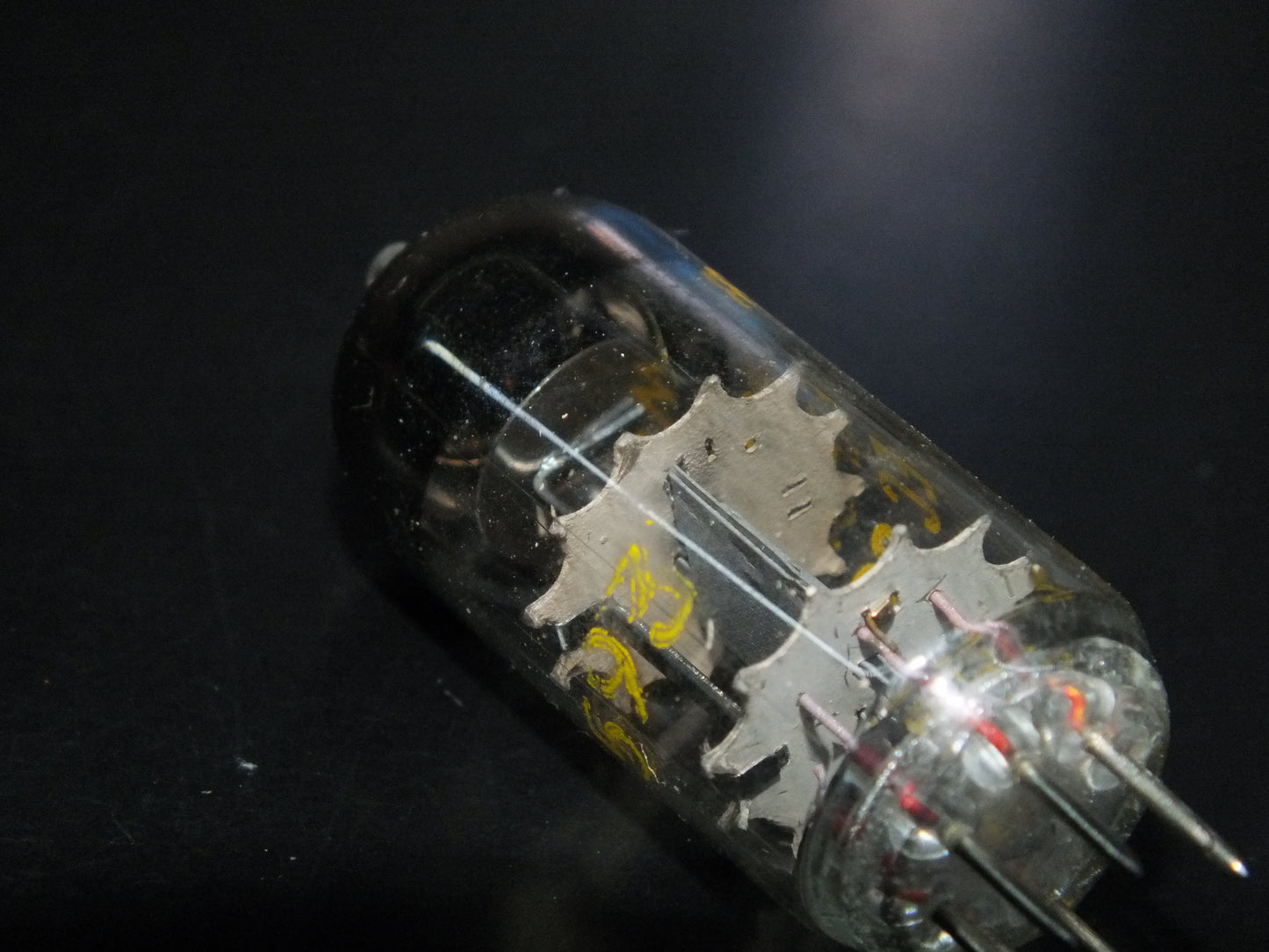 EC92 RFT 6AB4 RARE FOIL Getter Microphone triode, hum & microphonics tested