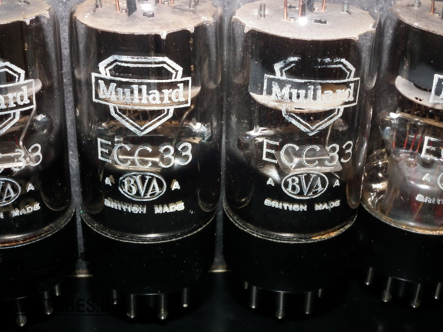 Platinum Matched Pair ECC33 Mullard 6SN7 CV2821 NOS Made in Great Britain