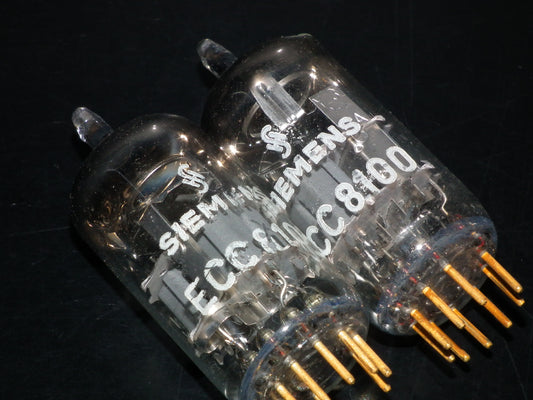 ECC8100 Siemens West Germany Matched Pair, low noise
