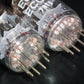 Platinum Matched Pair ECC81 12AT7 EGRO Germany NOS NIB