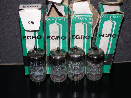 ECC81 12AT7 EGRO Germany NOS NIB