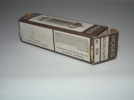 ECC81 Hoges 12AT7 NOS NIB Never opened box