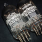 ECC81 12AT7 Philips Holland Flat Foil Crossbar D Getter Matched Pair Tk1
