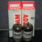 ECC81 12AT7 ADZAM Philips Holland Flat Foil Crossbar D Getter Matched Pair