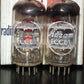 ECC81 12AT7 ADZAM Philips Holland Flat Foil Crossbar D Getter Matched Pair