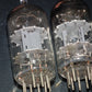 ECC81 12AT7 ADZAM Philips Holland Flat Foil Crossbar D Getter Matched Pair