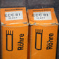 ECC81 Siemens Platinum Matched Pair NOS NIB 12AT7