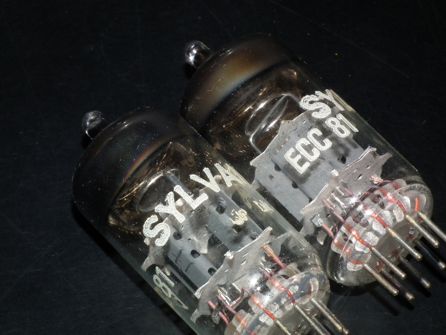 ECC81 SYLVANIA 12AT7 NOS NIB Matched Pair