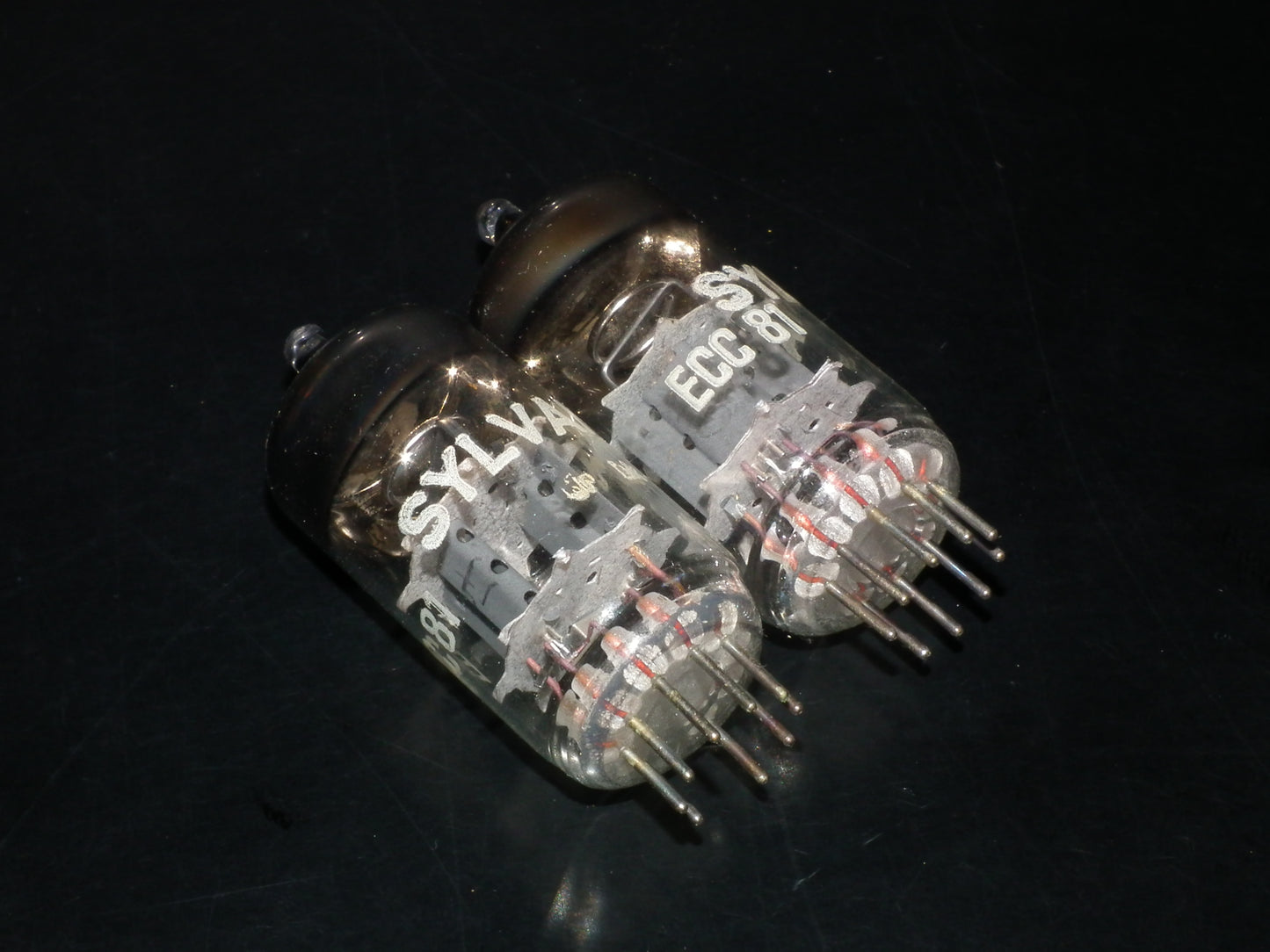 ECC81 SYLVANIA 12AT7 NOS NIB Matched Pair