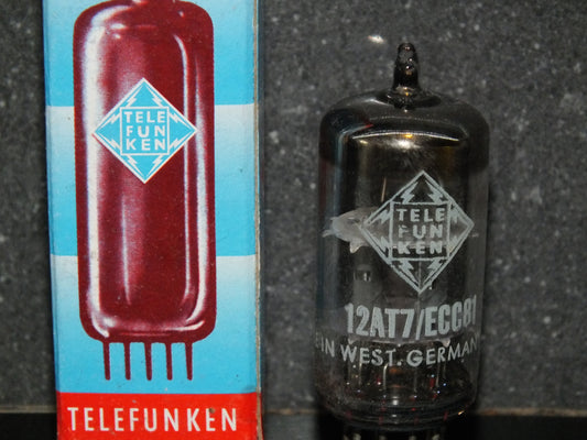 ECC81 Telefunken 12AT7 Single Tube NOS NIB